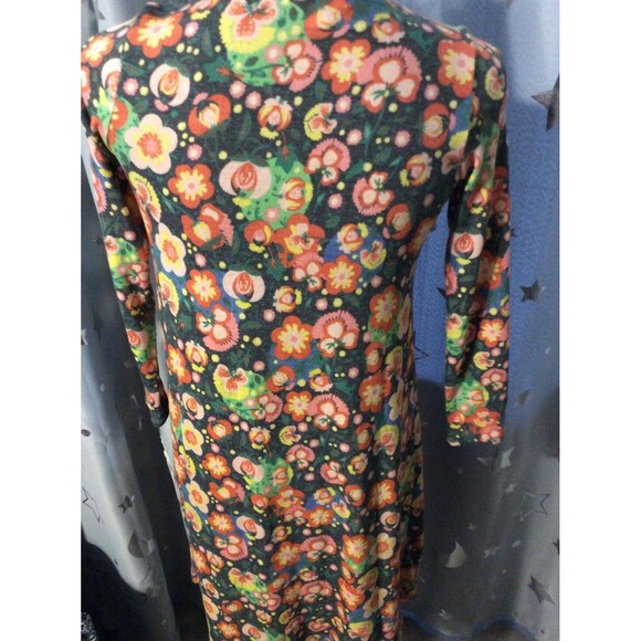 LulaRoe Sariah Girls 12 Open Front Cardigan Sweater Shrug Floral Print - Picture 5 of 5